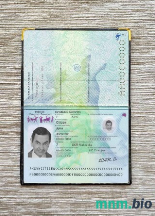 Słowenia zdjęcie do paszportu pliki PSD, skan i fotografowany obraz